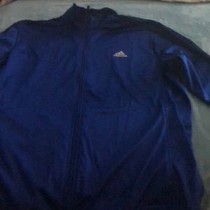 Adidas blue soccer jacket xl